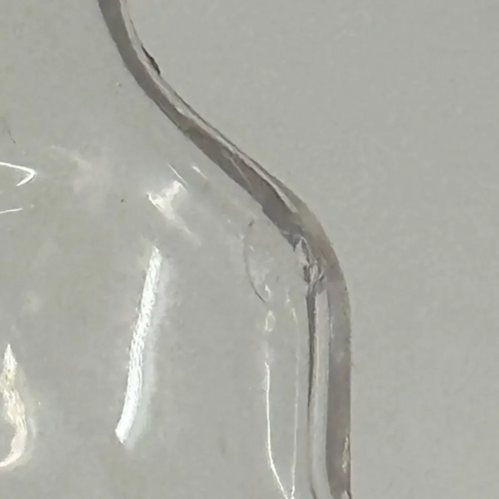 Vintage Crystal glass trinket dish